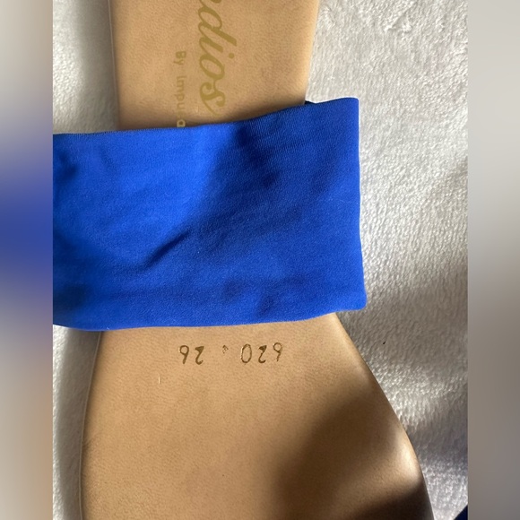 Indios by Impulcalza blue fabric sandals. Size 9. - Picture 4 of 5